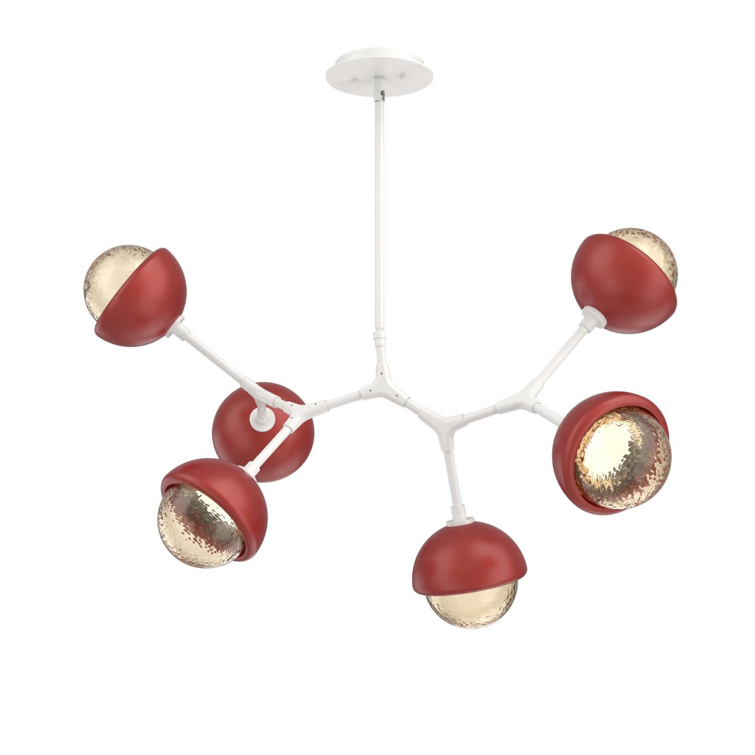 Levi Wilson Cabochon 31 Inch Linear Suspension Light by Hammerton Studio