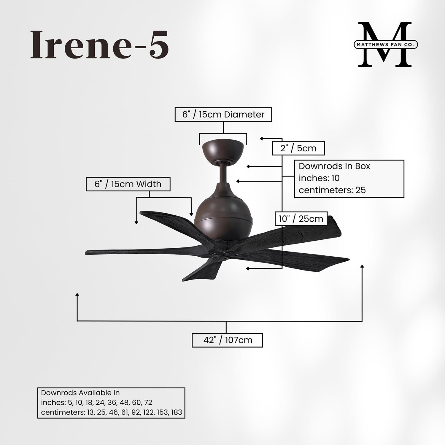 Shown in Textured Bronze finish