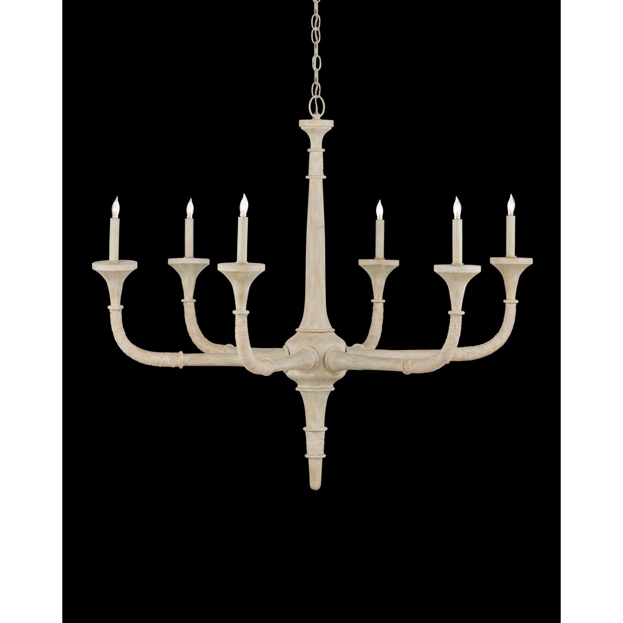 Aleister 44 Inch Chandelier by Currey and Company