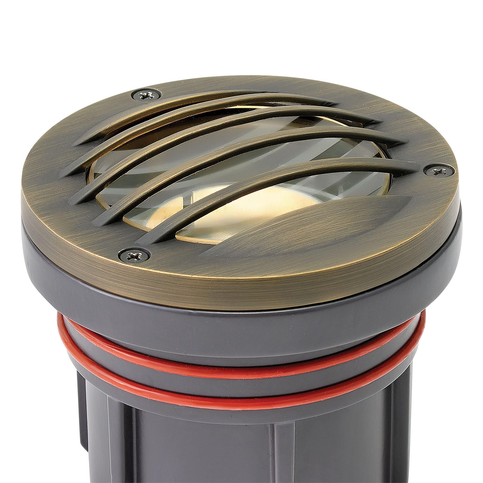 Shown in Matte Bronze finish and Clear Lens glass