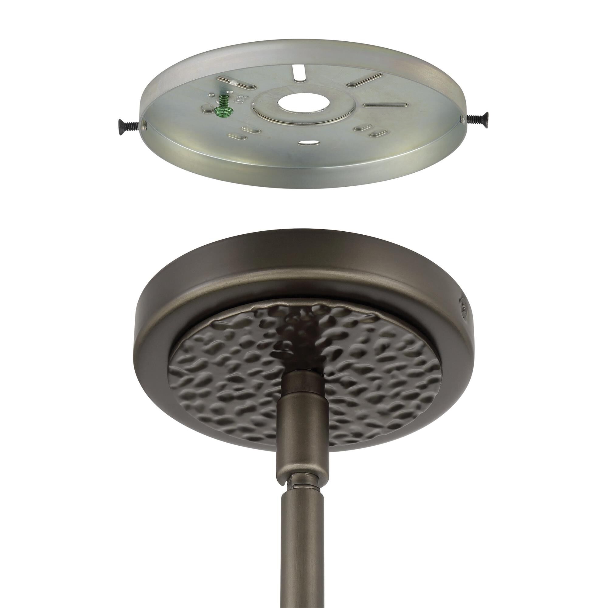 Shown in Forged Bronze finish and Natural shade