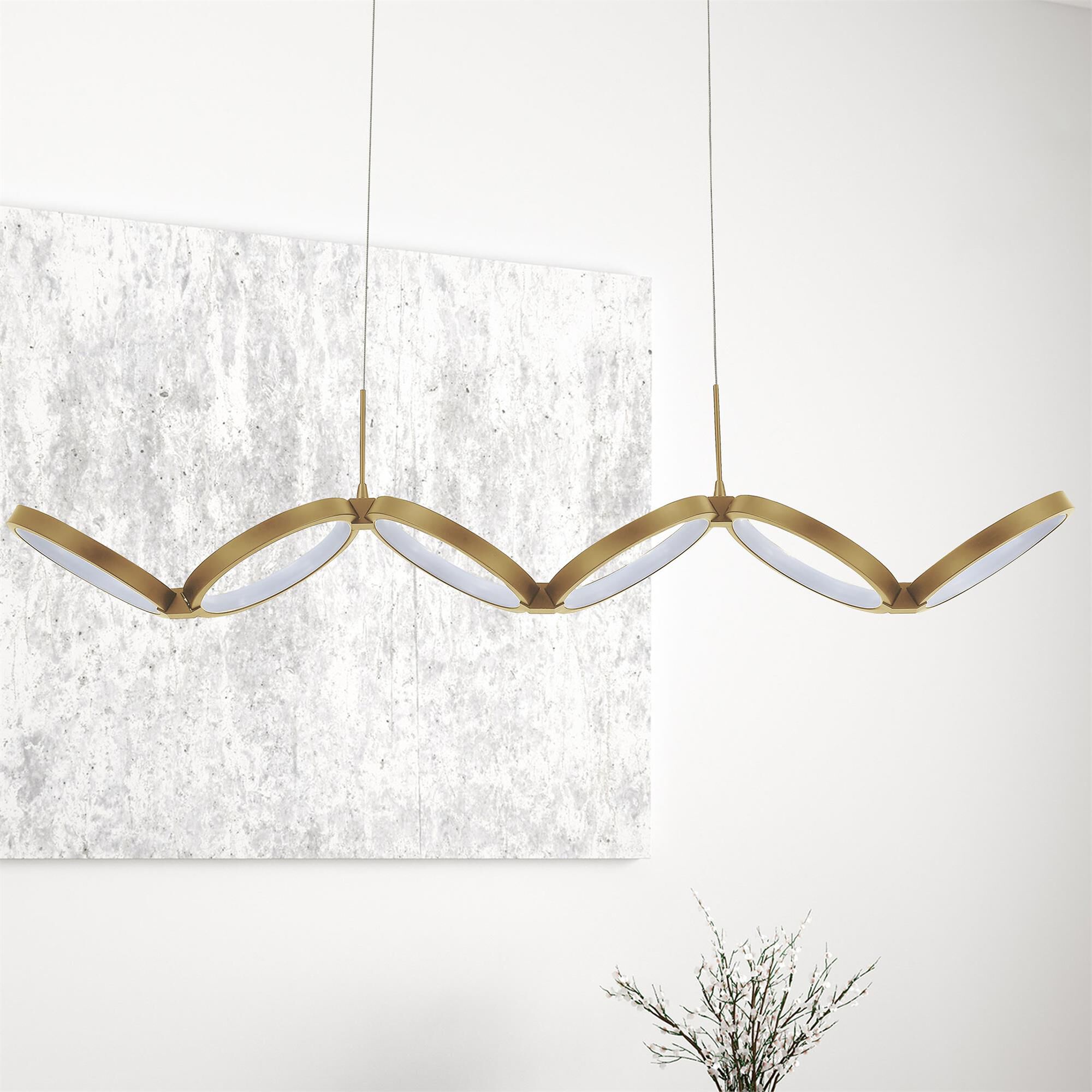 Dainolite Philo 39 Inch LED Linear Suspension Light