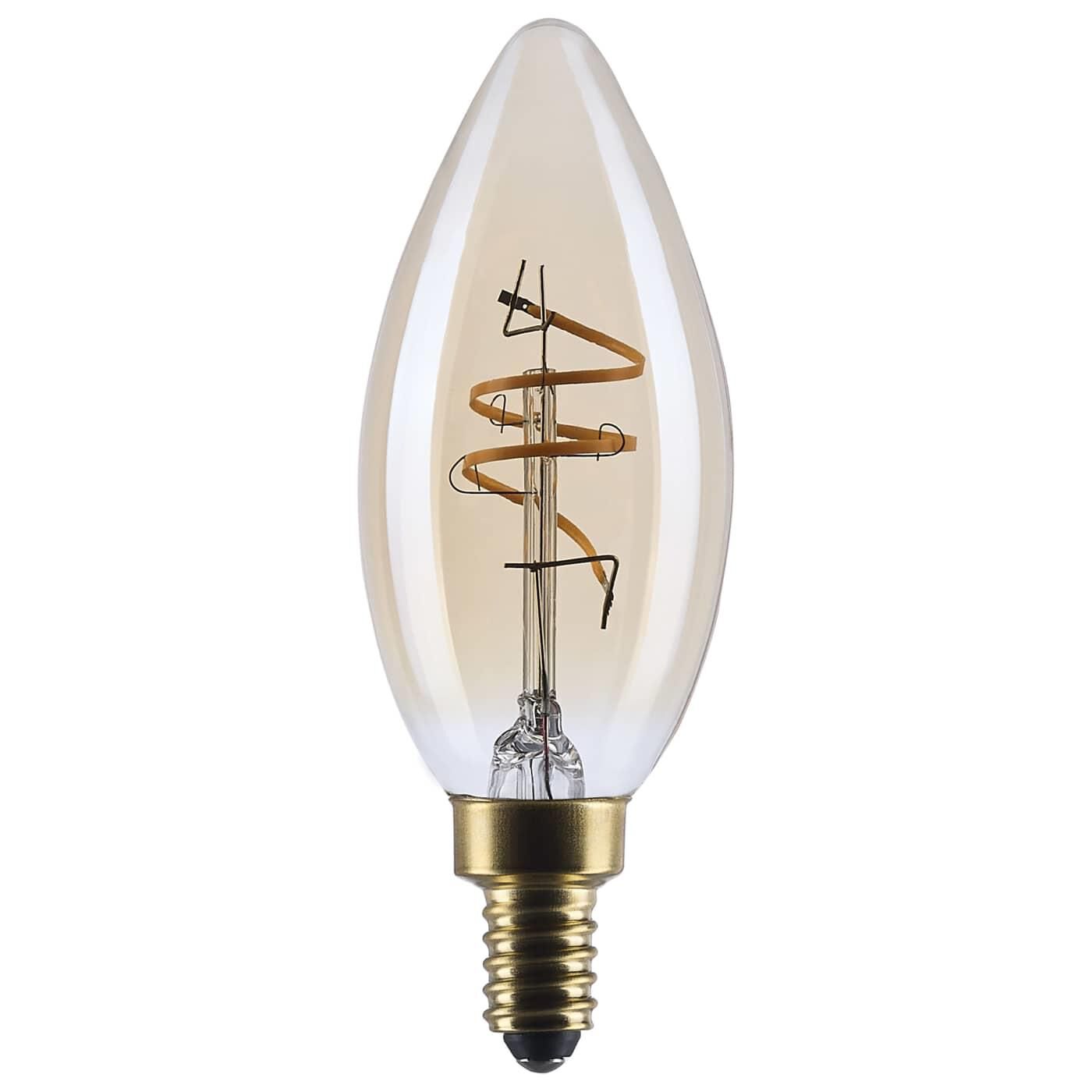 Candelabra Base E12 C11 3.5 Watt LED Light Bulb by Satco