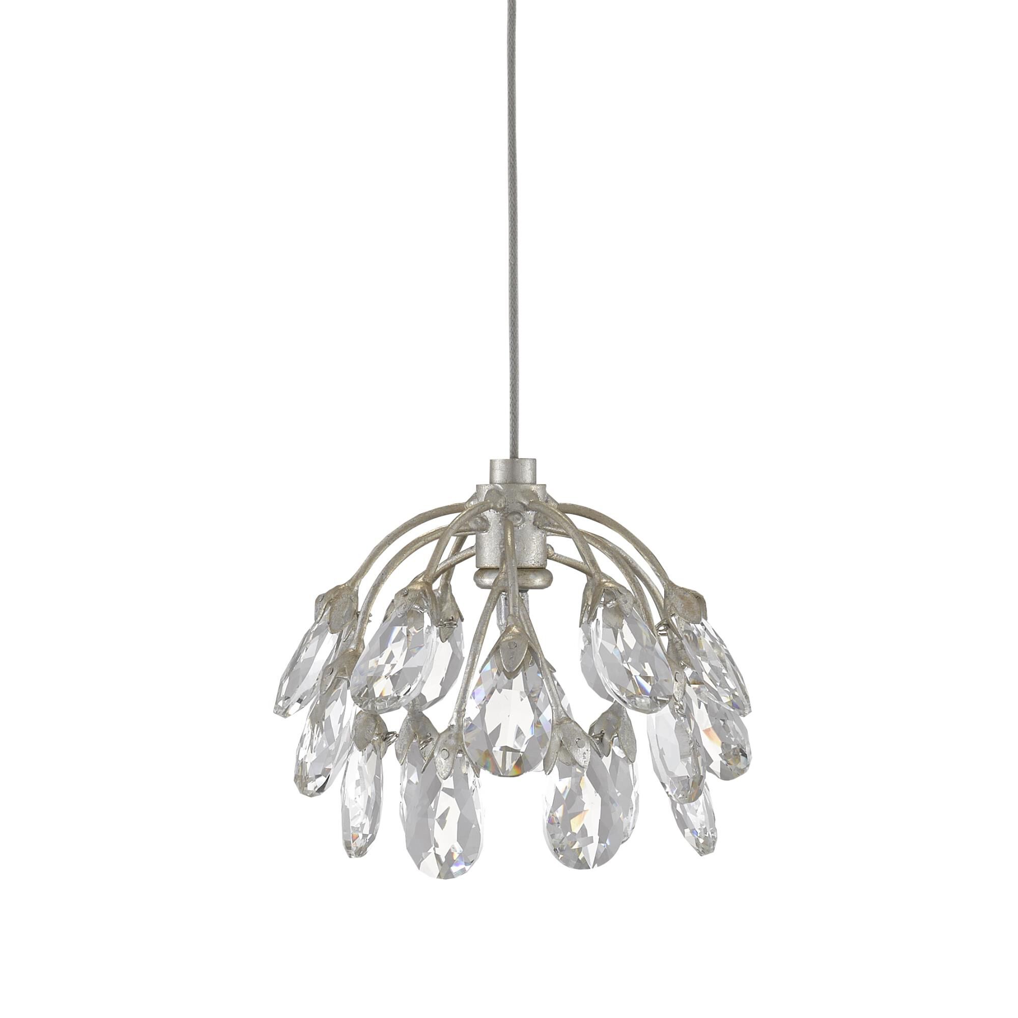 Currey and Company Crystal Bud LED Mini Pendant
