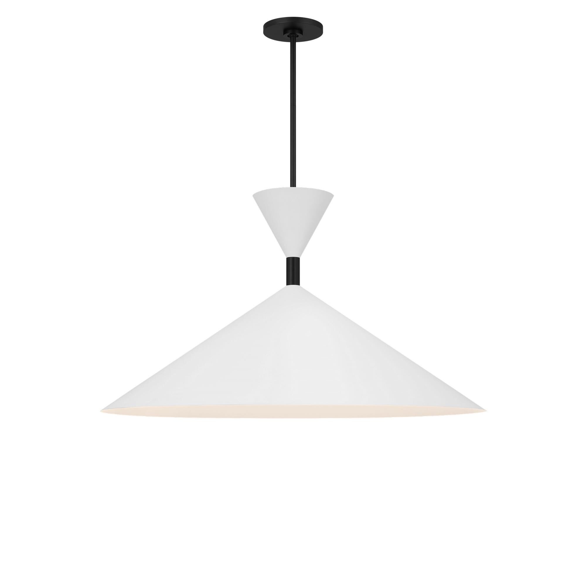 Shown in Midnight Black finish and Metal shade