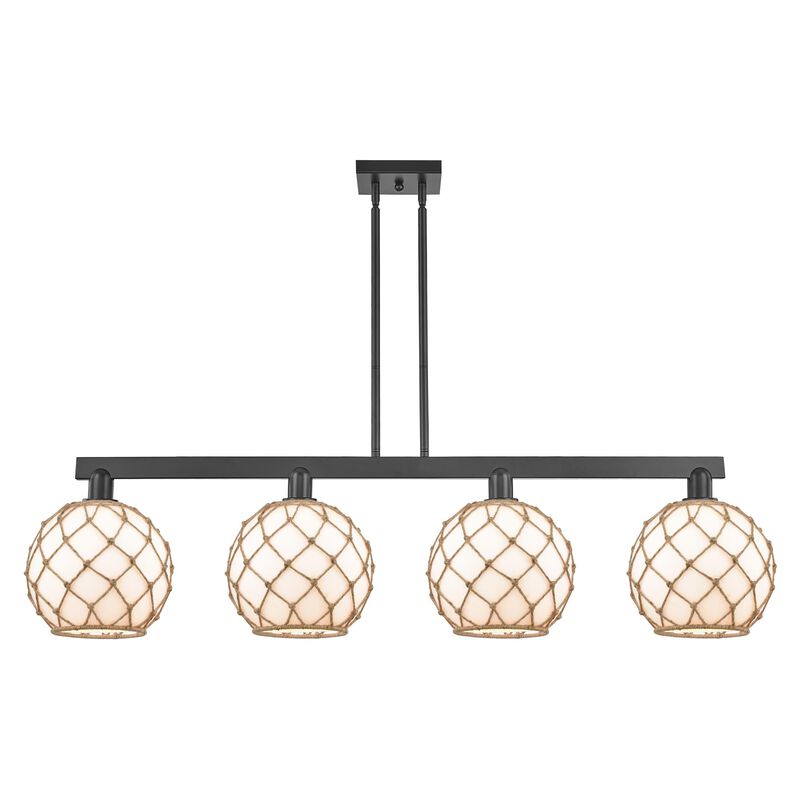 Bruno Marashlian Farmhouse Rope 53 Inch Linear Suspension Light by Innovations Lighting