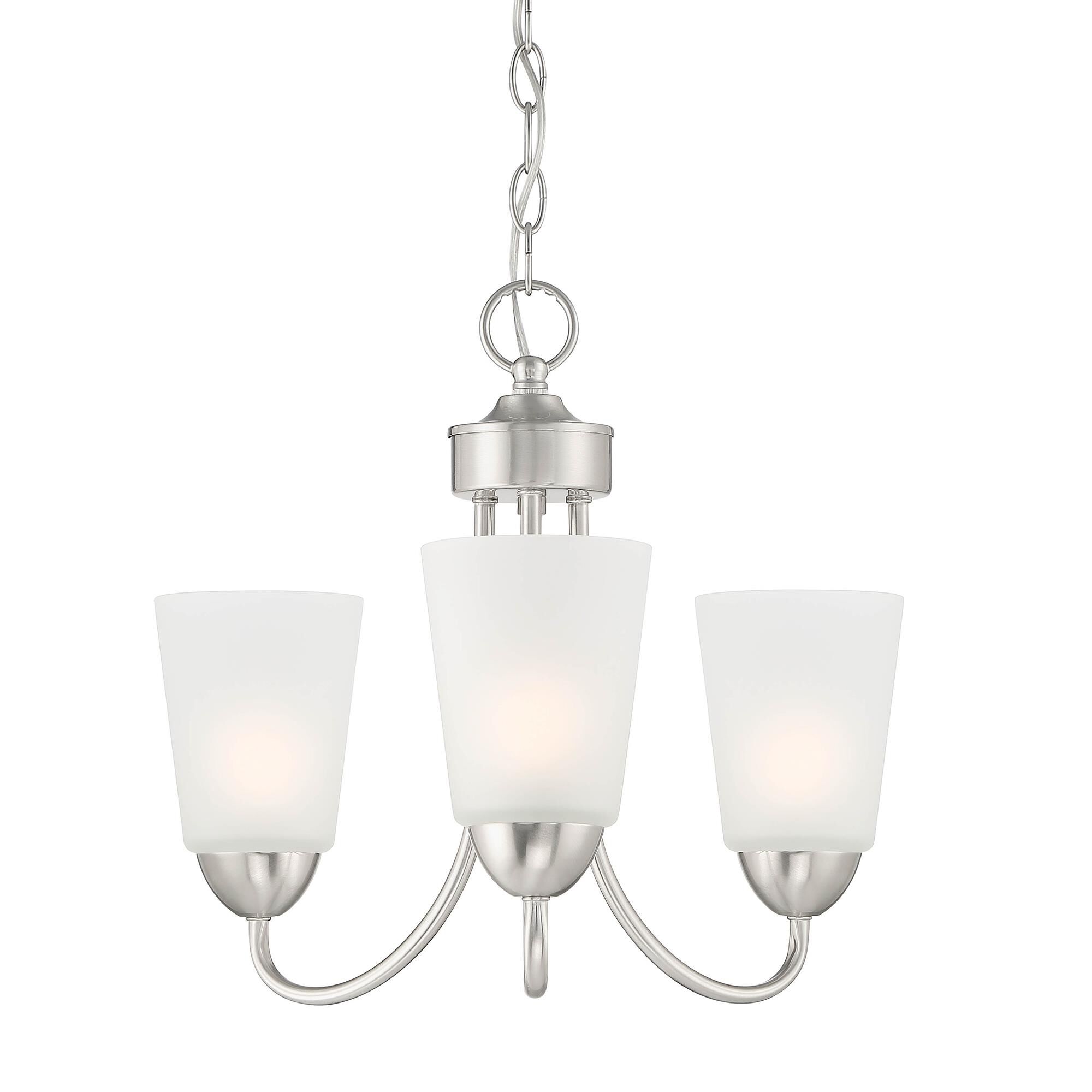Malone 18 Inch 3 Light Mini Chandelier by Designers Fountain