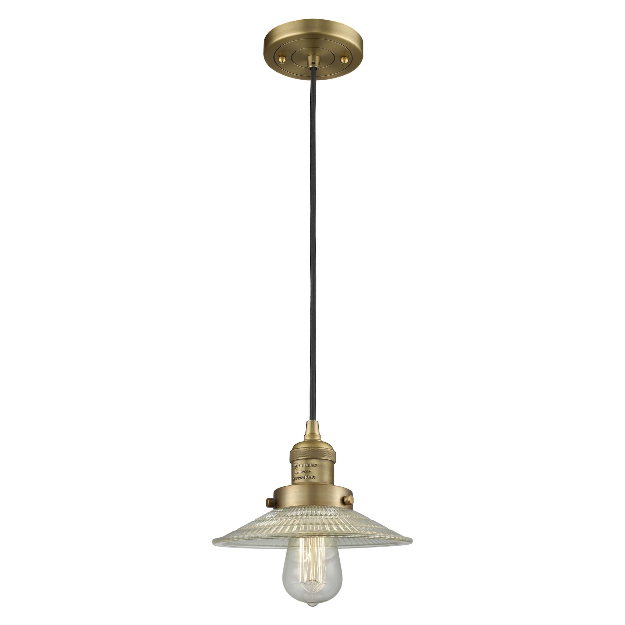 Bruno Marashlian Halophane 8 Inch Mini Pendant by Innovations Lighting