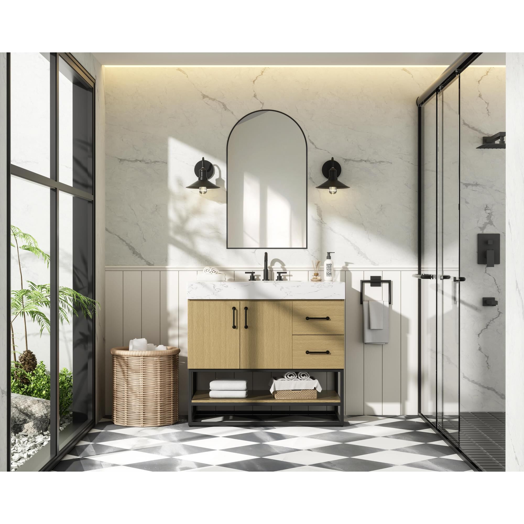 Caroline 36 Inch Bath Vanity by Elegant Dcor