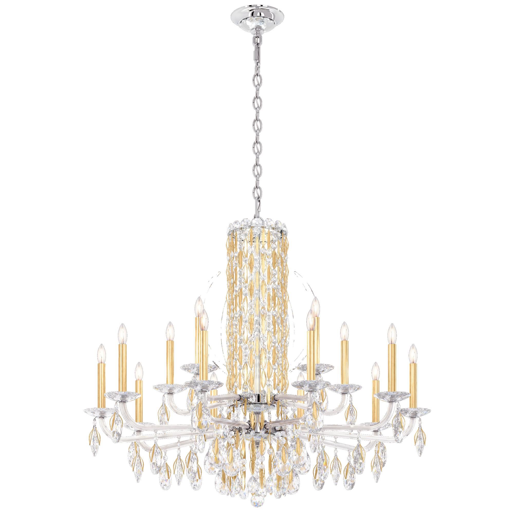Sarella 41 Inch 15 Light Chandelier by Schonbek