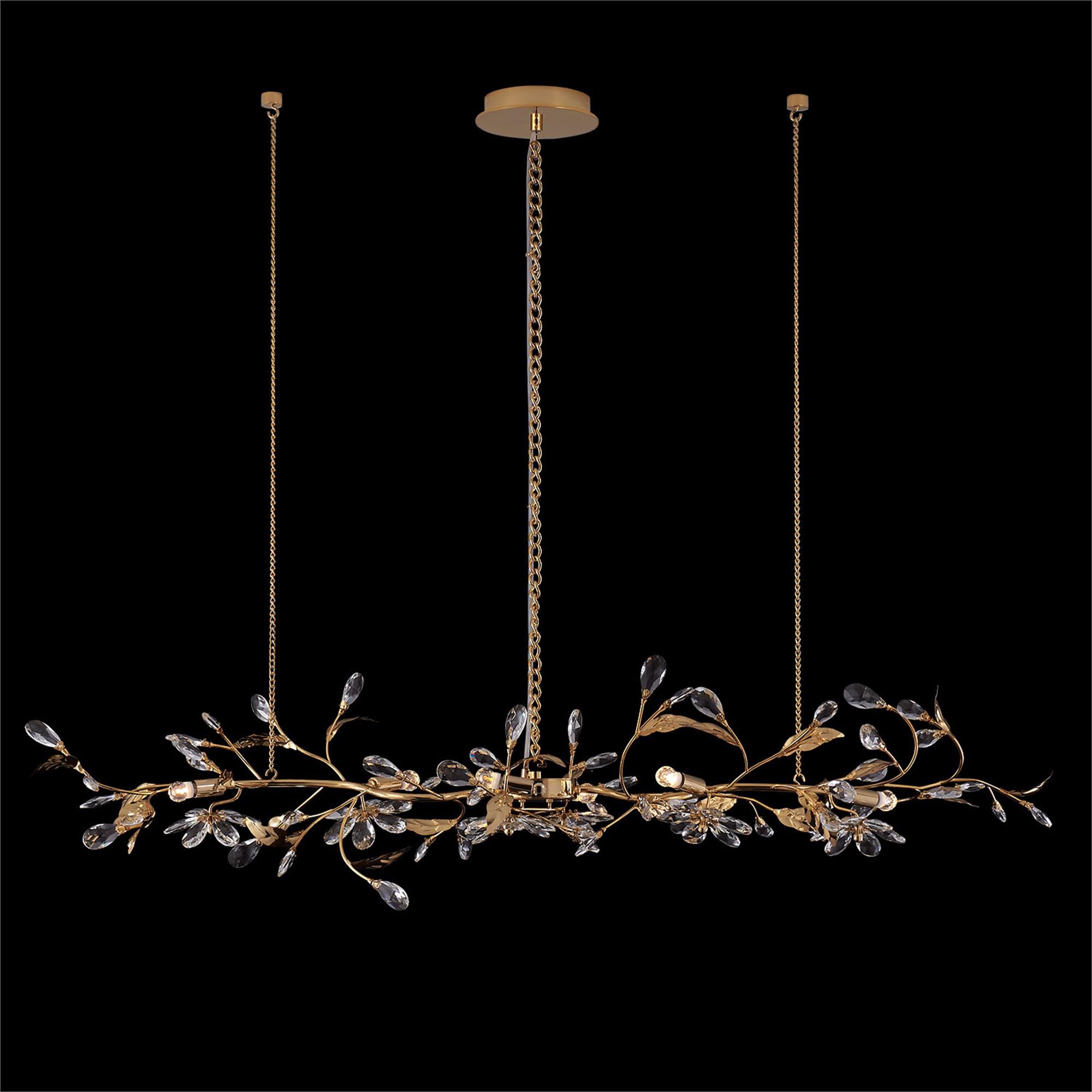 Ramo Medium Linear Chandelier,