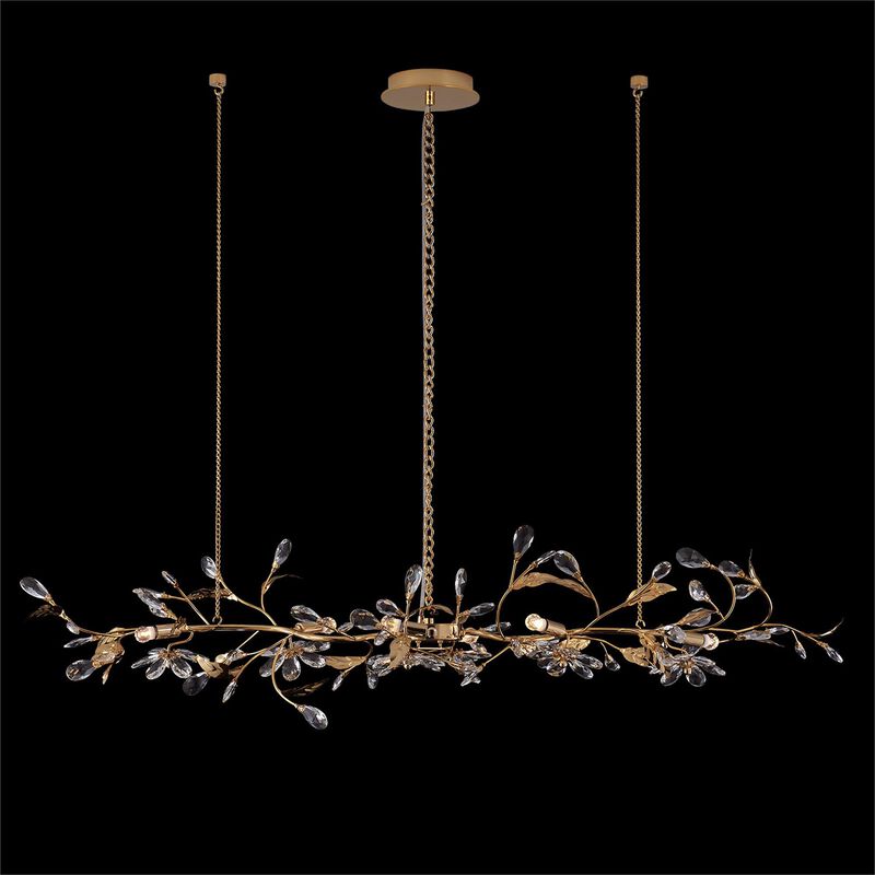 Ramo Medium Linear Chandelier by Allegri