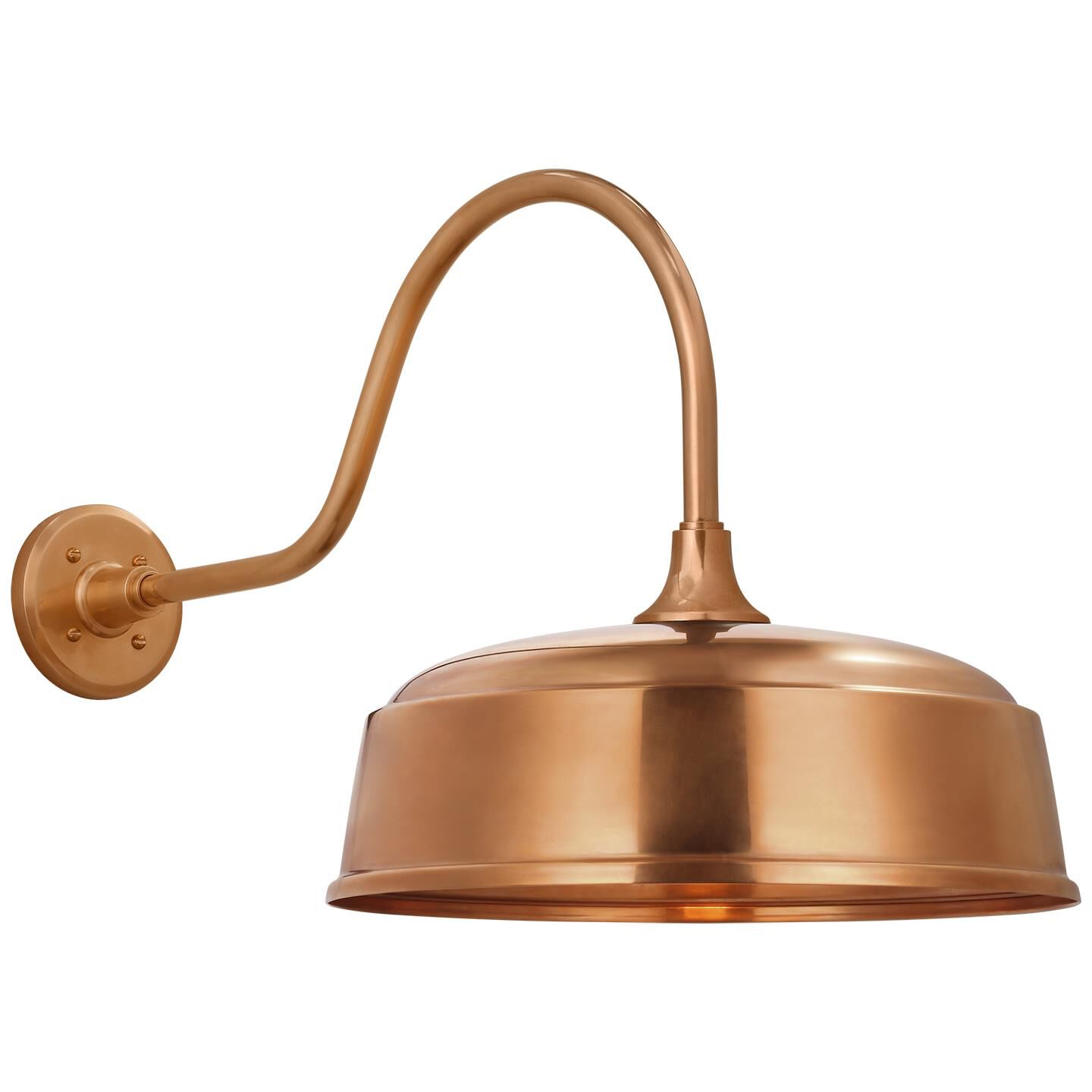 Shown in Soft Copper finish and Copper shade