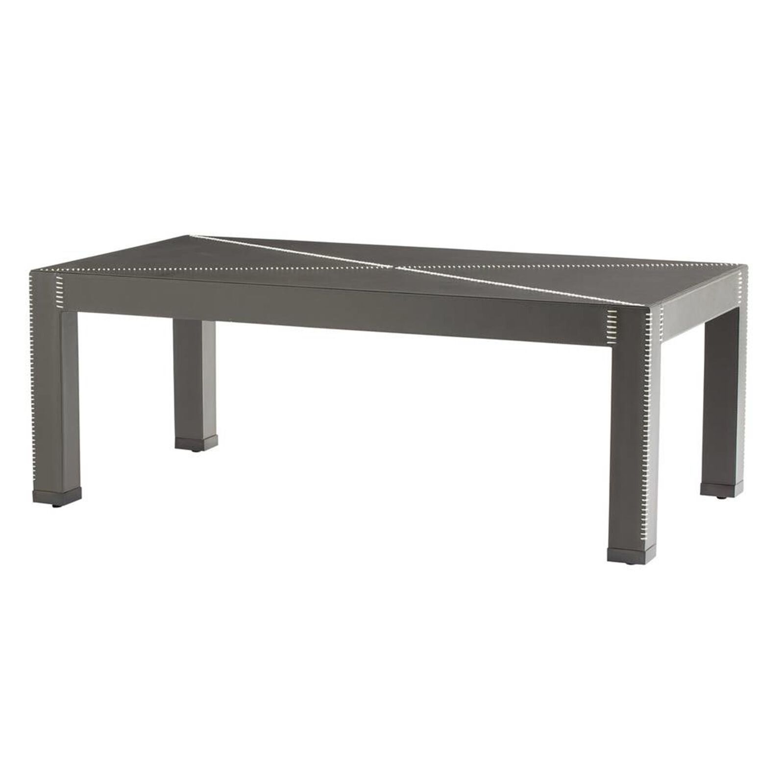 Three-quarter view of the Hidalgo 52 Inch Accent Table