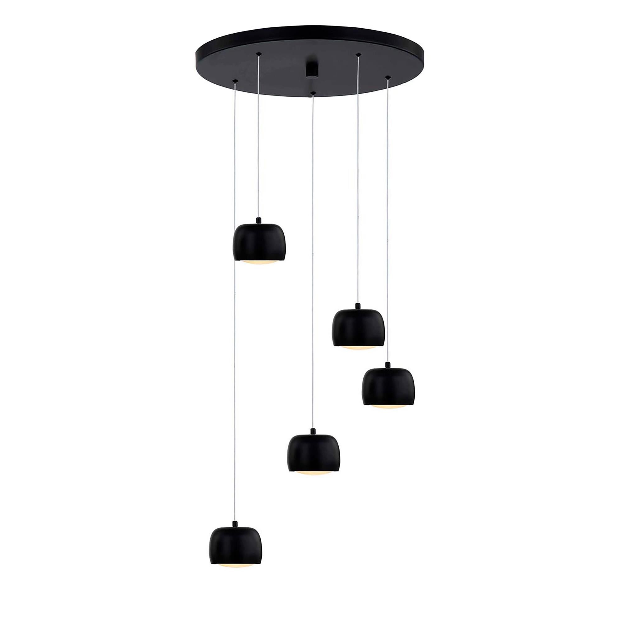 Frascati 17 Inch 5 Light LED Multi Light Pendant by Justice Design Group