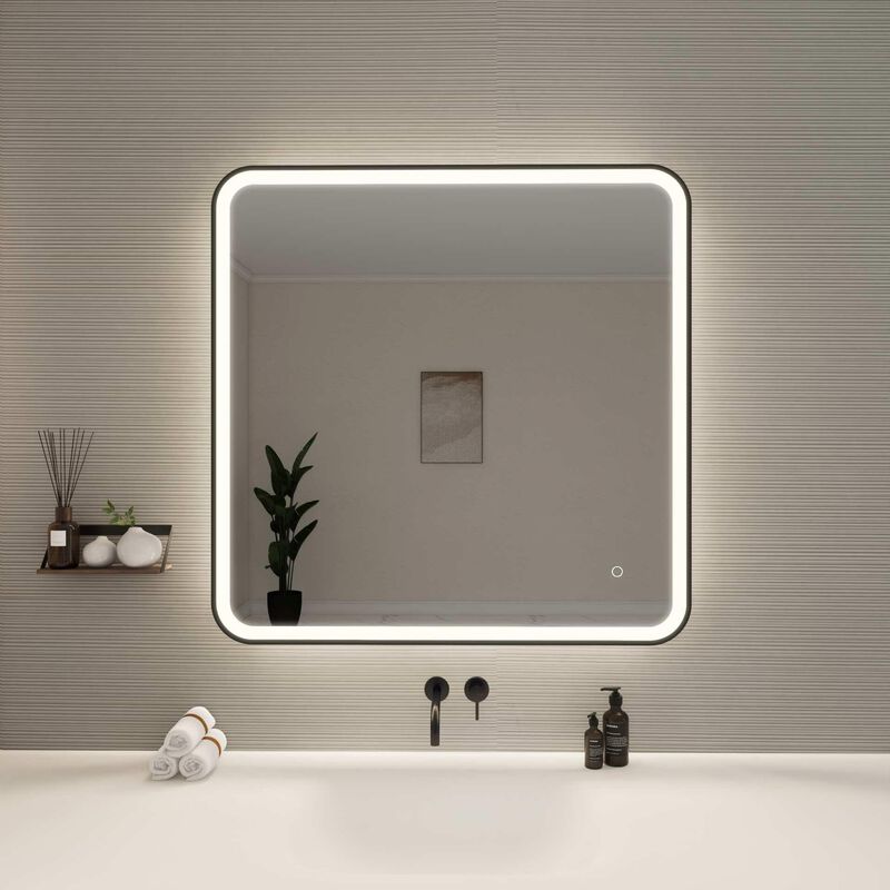 Harmoni 36 Inch LED Lighted Mirror by Elegant Decor
