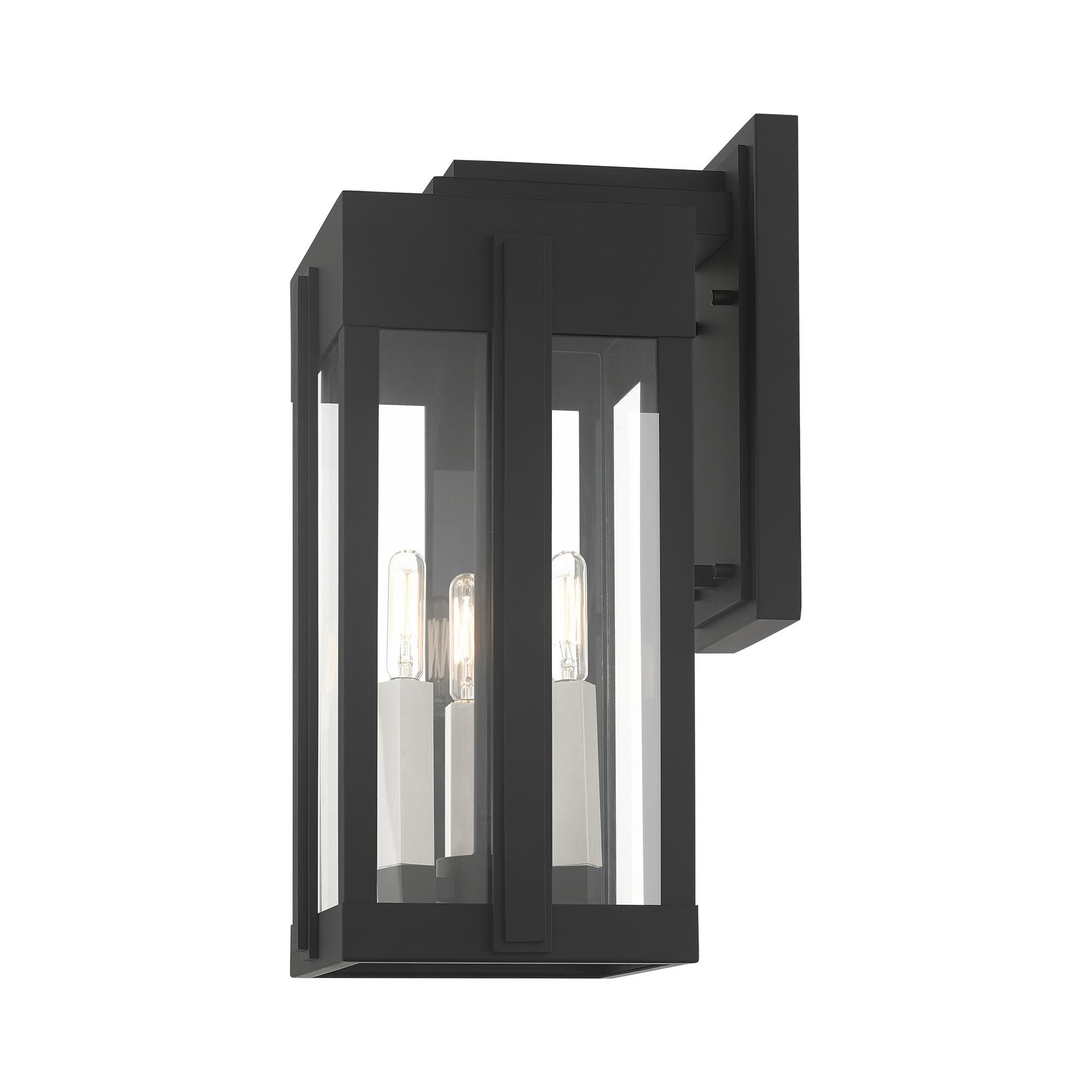 Lexington 18 Inch Tall 3 Light Outdoor Wall Light by Livex Lighting
