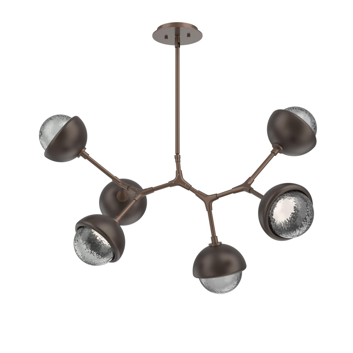 Levi Wilson Cabochon 31 Inch Linear Suspension Light by Hammerton Studio