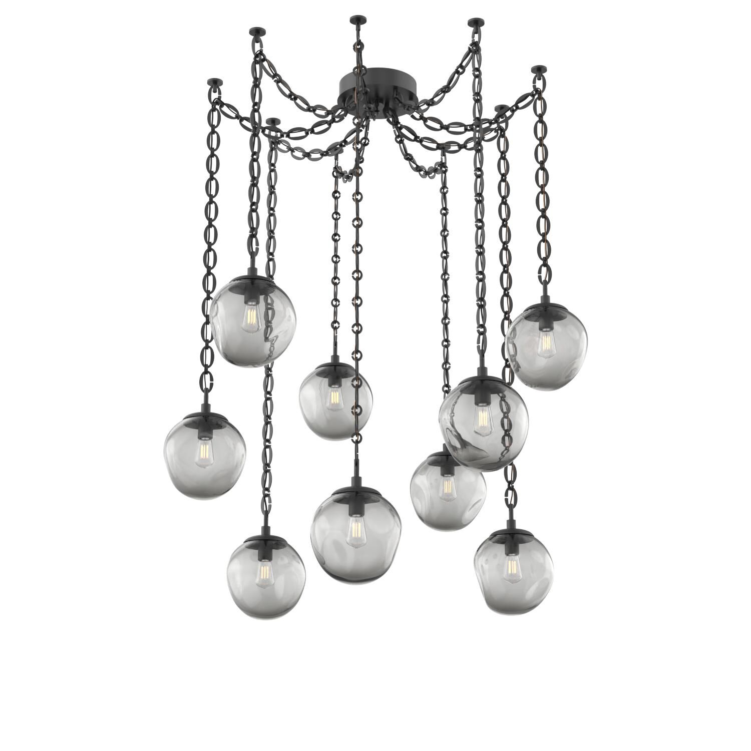 Levi Wilson Aster 19 Inch Multi Pendant Light by Hammerton Studio