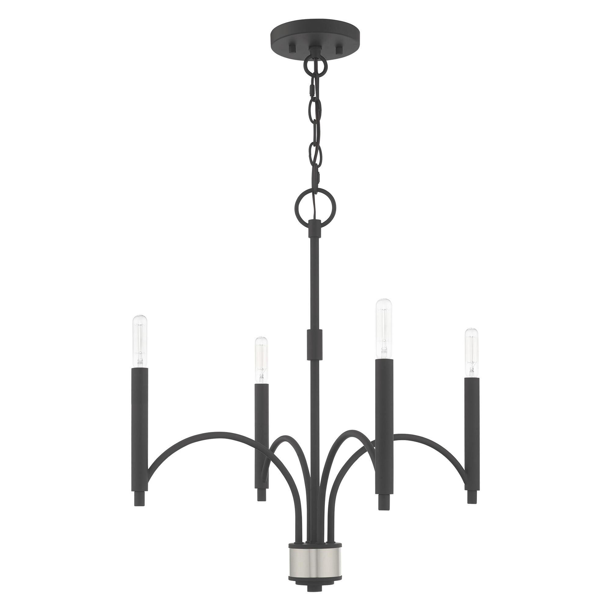 Wisteria 4 Light Mini Chandelier by Livex Lighting