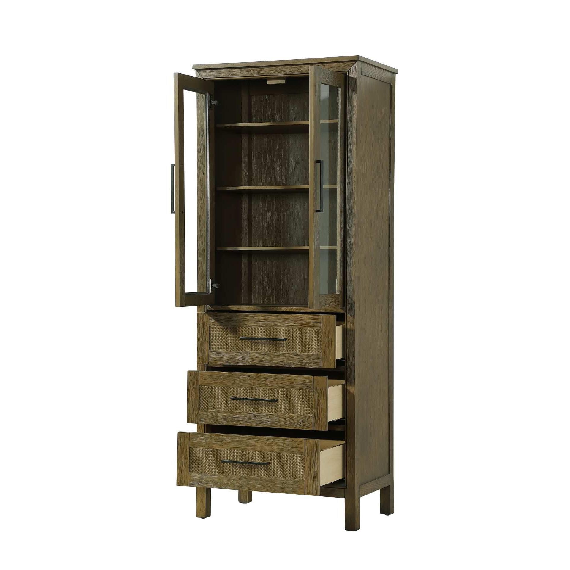 Shown in Hazel Oak finish