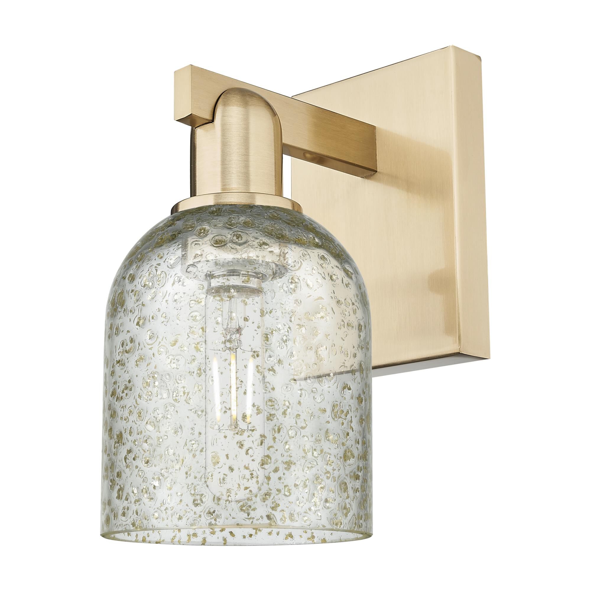 Shown in Champagne Bronze finish and Mica glass