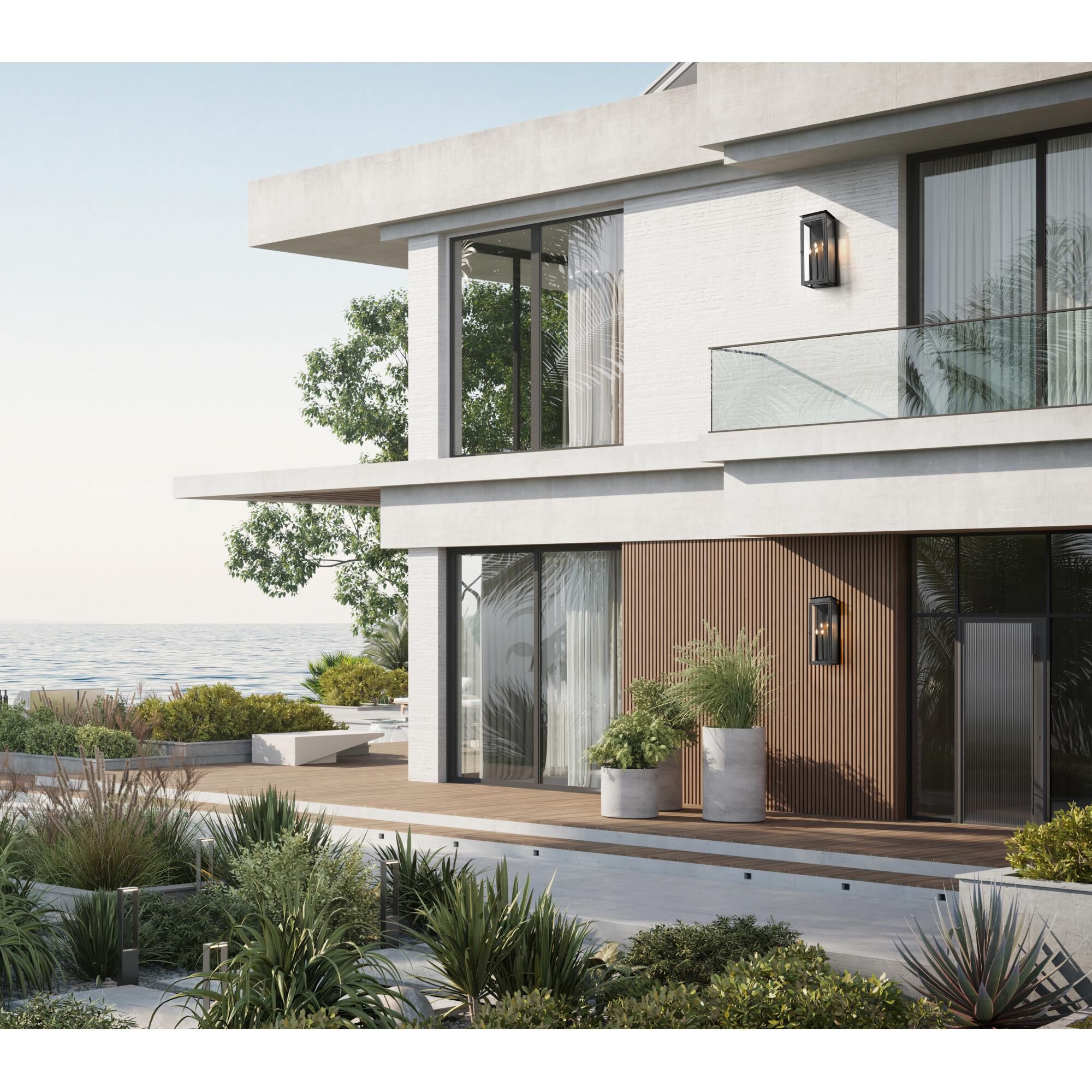 Shown in Black finish and Clear glass and Clear shade