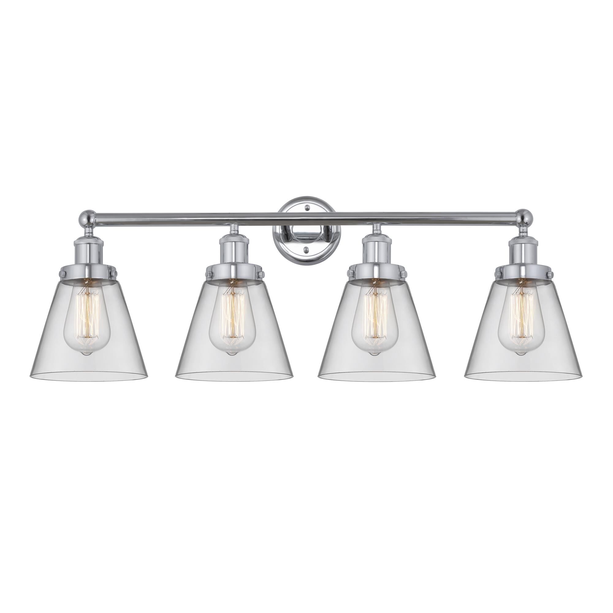 Shown in Polished Chrome, Clear finish and Clear glass and Clear Glass shade