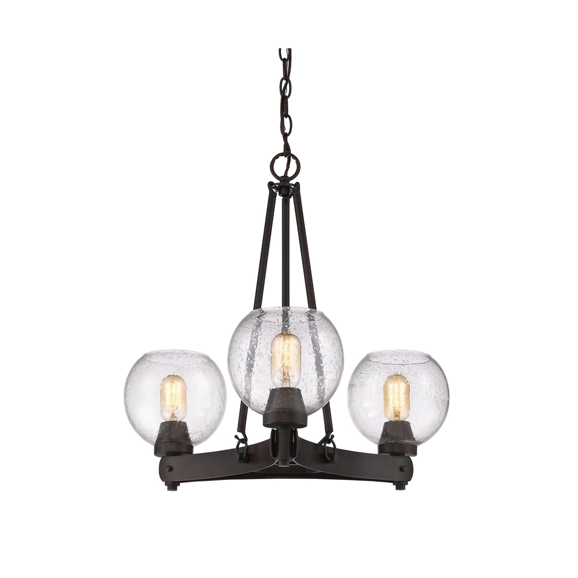 Galveston 24 Inch 3 Light Chandelier by Golden Lighting