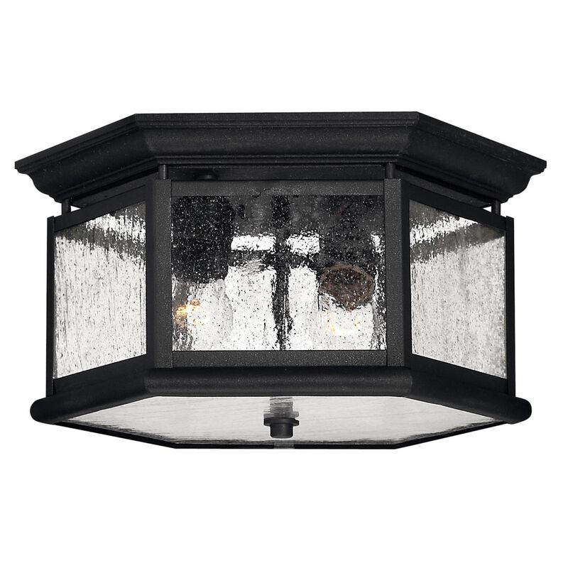 Edgewater 13 Inch 2 Light Outdoor Flush Mount by Hinkley
