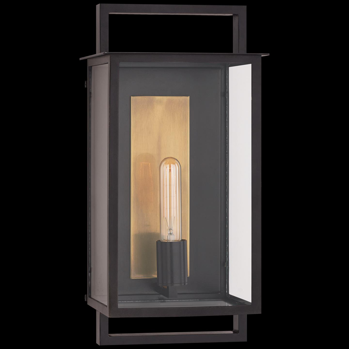 Visual Comfort Signature Collection Ian K. Fowler Halle 18 Inch Tall Outdoor Wall Light