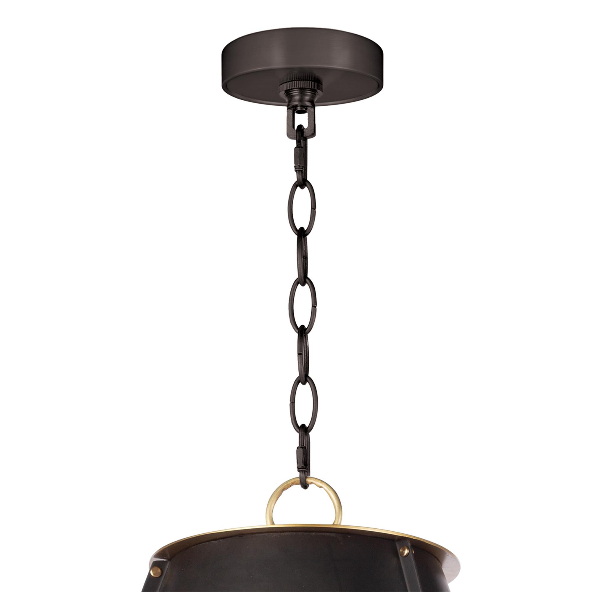 Shown in Blackened Brass finish