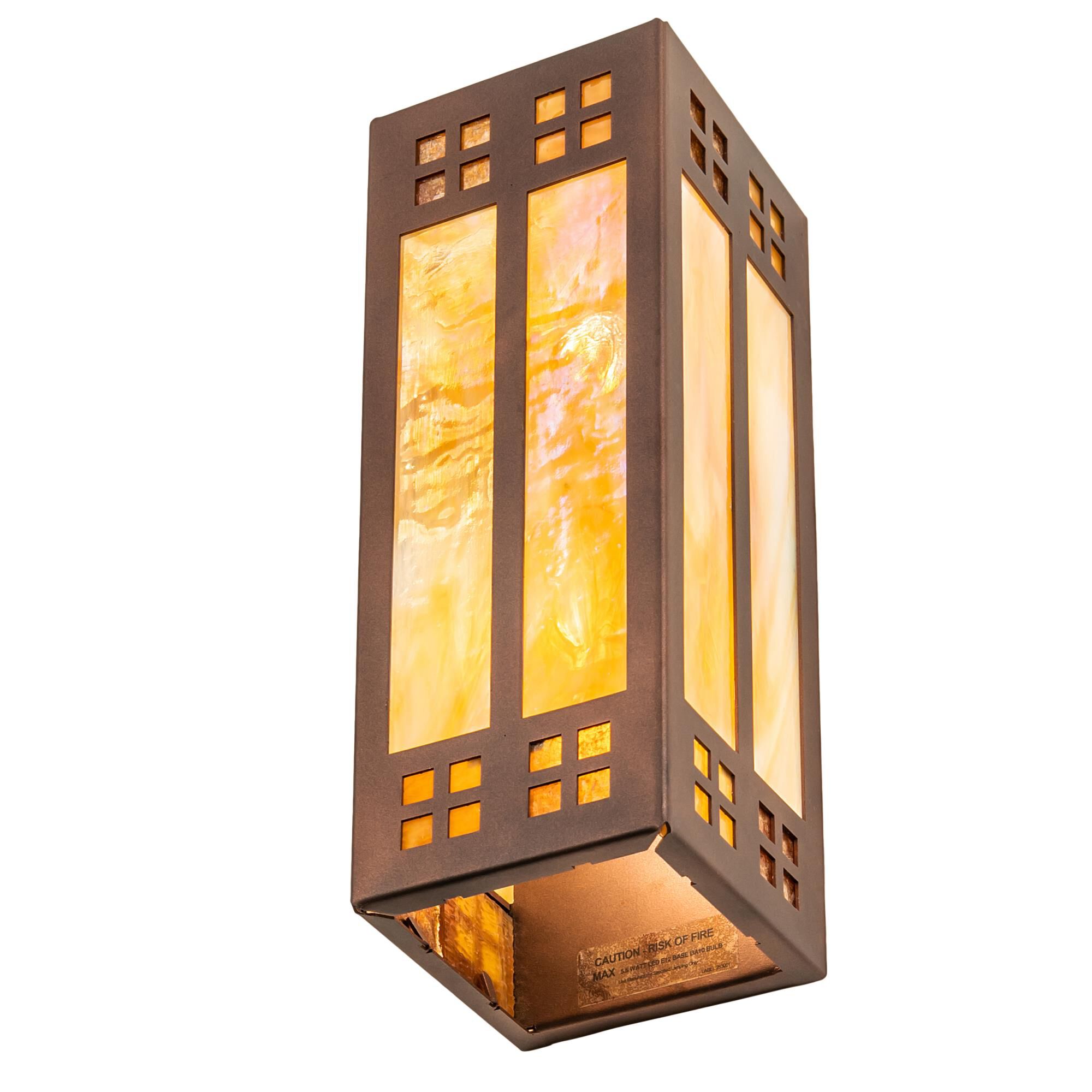 Prairie Loft 14 Inch Tall 2 Light LED Outdoor Wall Light by Meyda Lighting