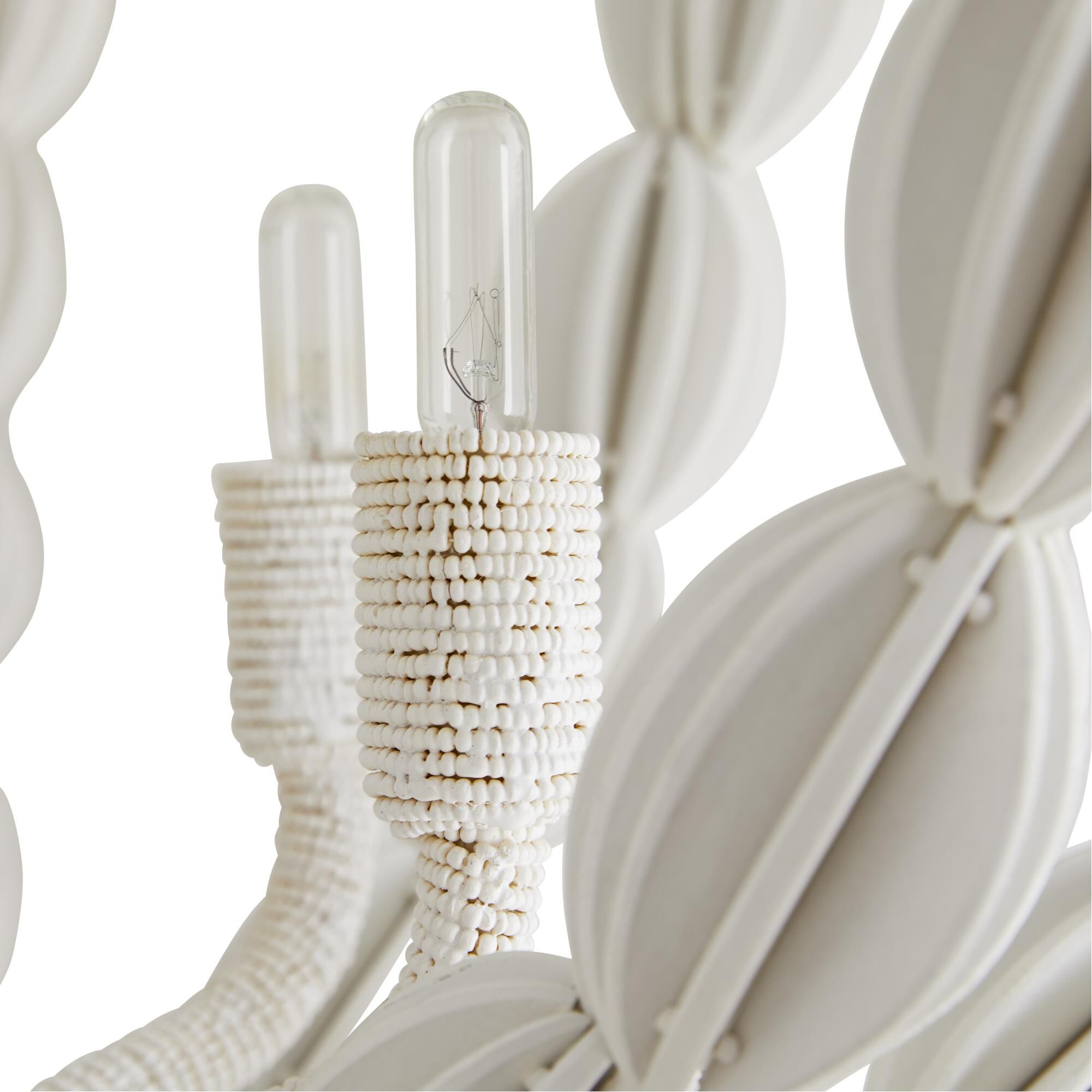 Shown in White finish and 0 shade