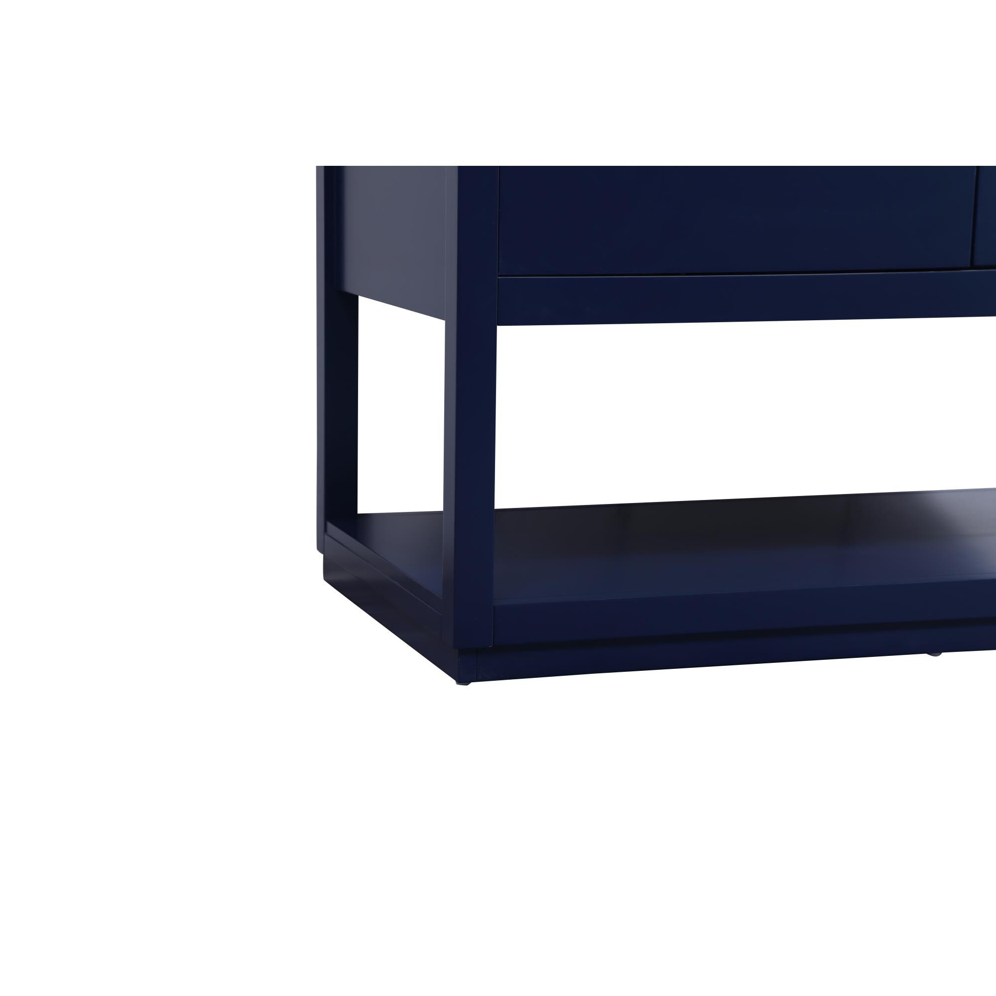 Shown in Blue finish