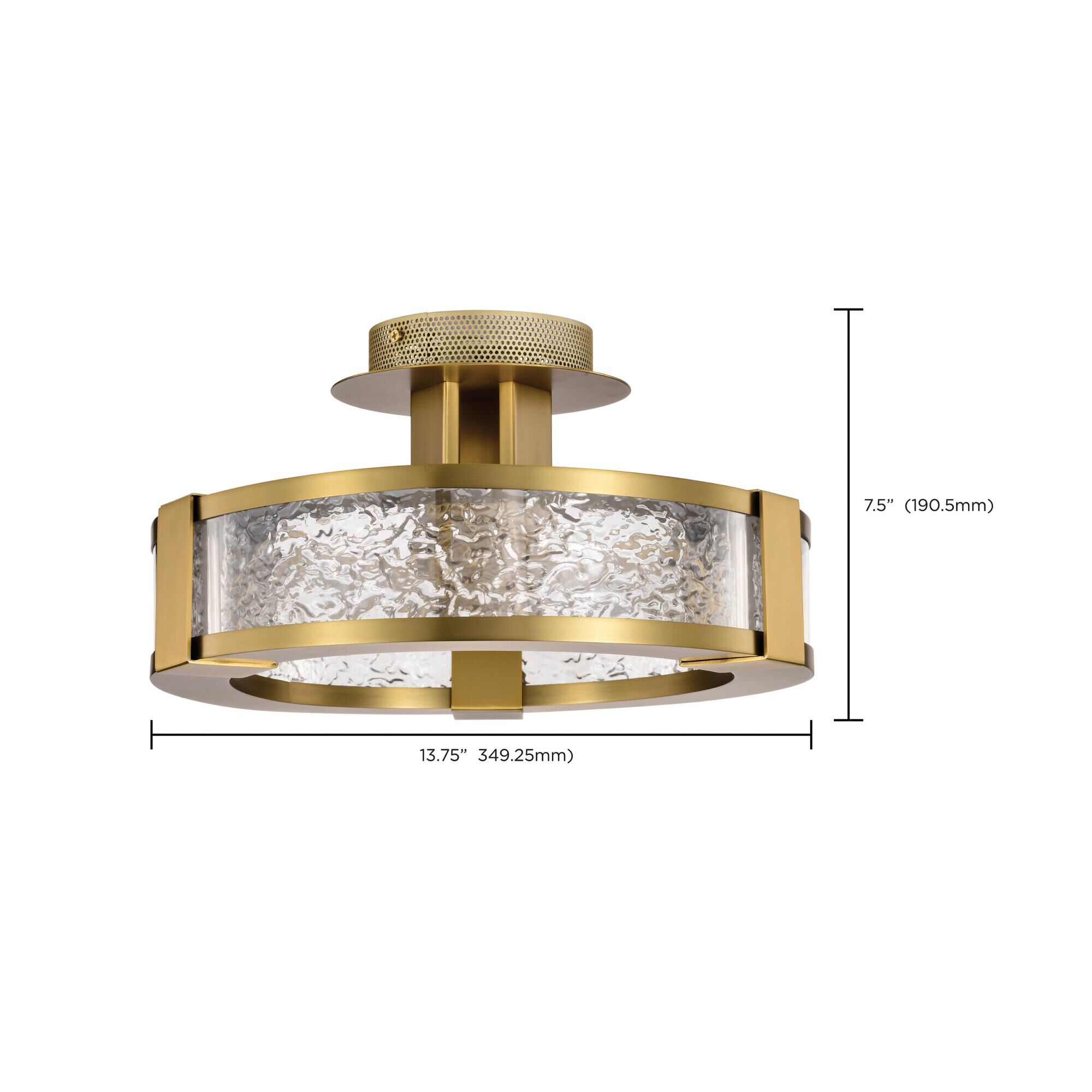 Shown in Vintage Brass finish