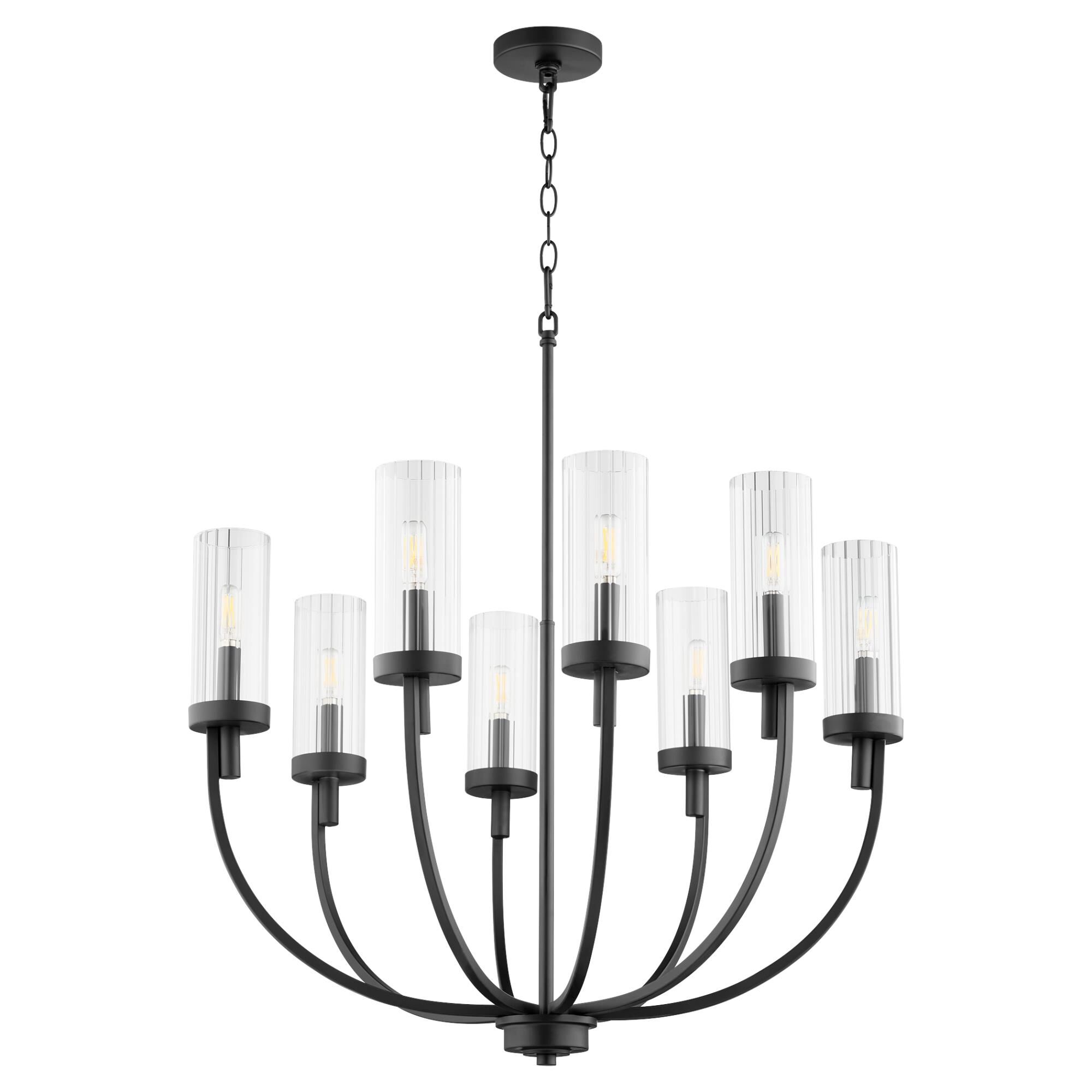 Ladin 28 Inch 8 Light Chandelier by Quorum International