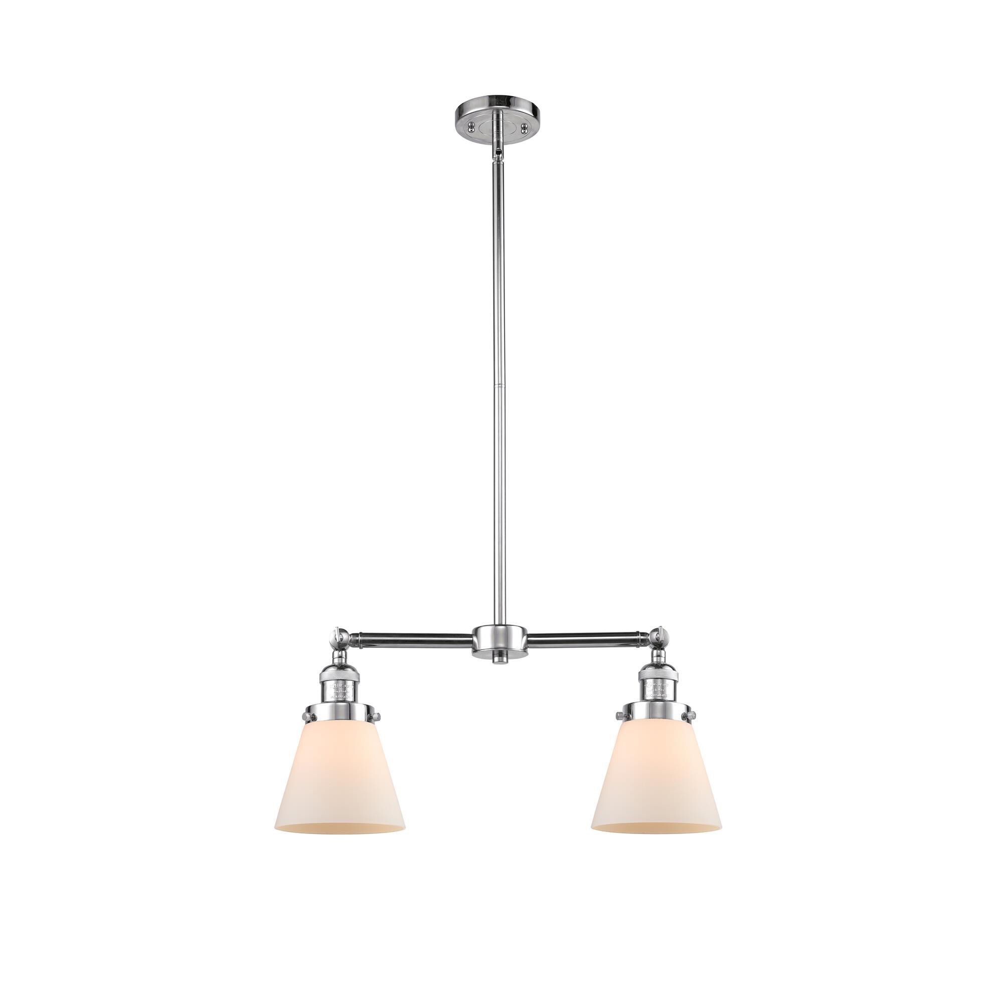 Bruno Marashlian Small Cone 21 Inch 2 Light Mini Chandelier by Innovations Lighting