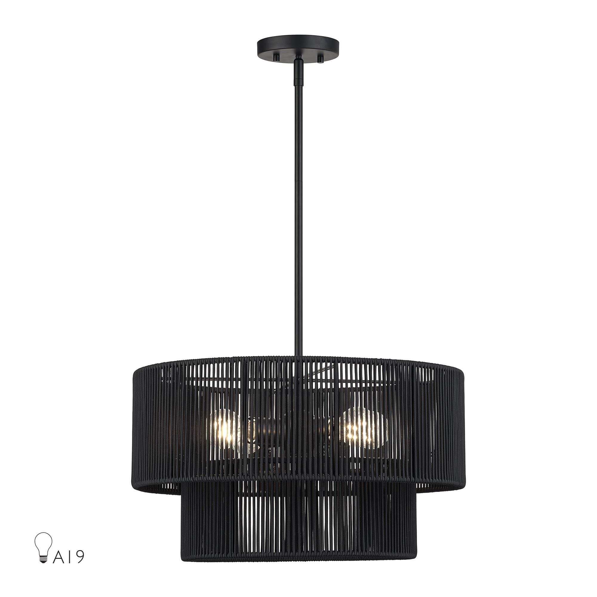 Acordia 20 Inch Large Pendant by Livex Lighting