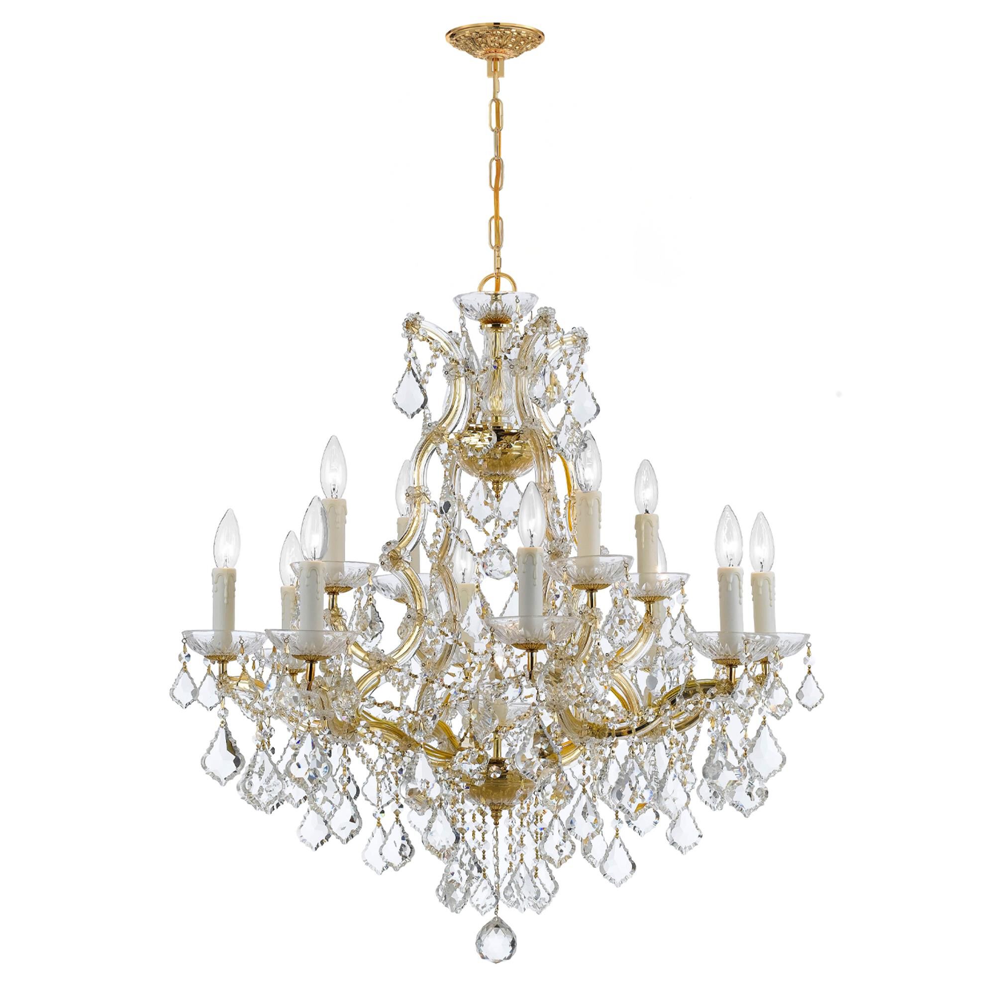 Maria Theresa 29 Inch 13 Light Chandelier,