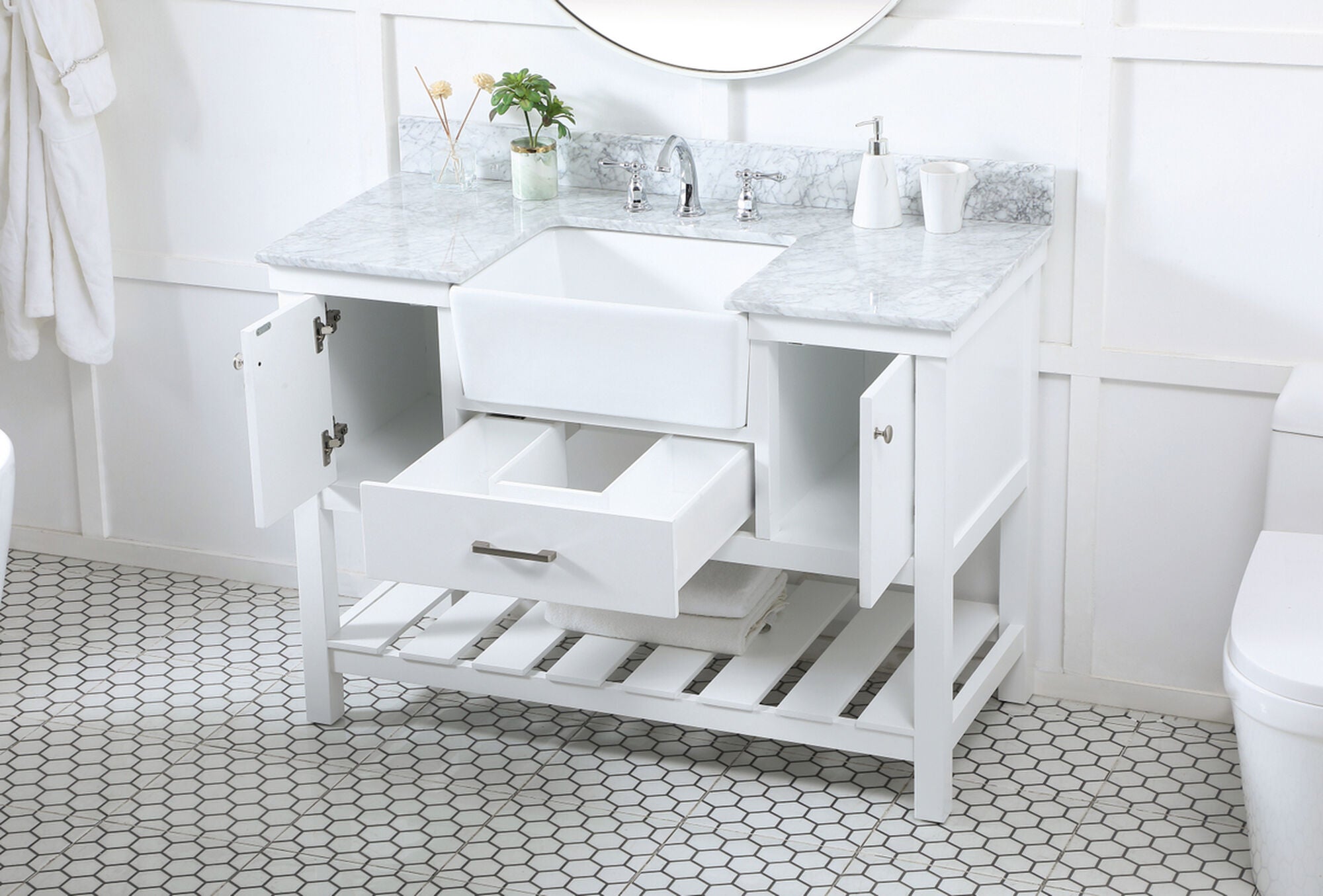 Clement 22 Inch Bath Vanity Cabinet,