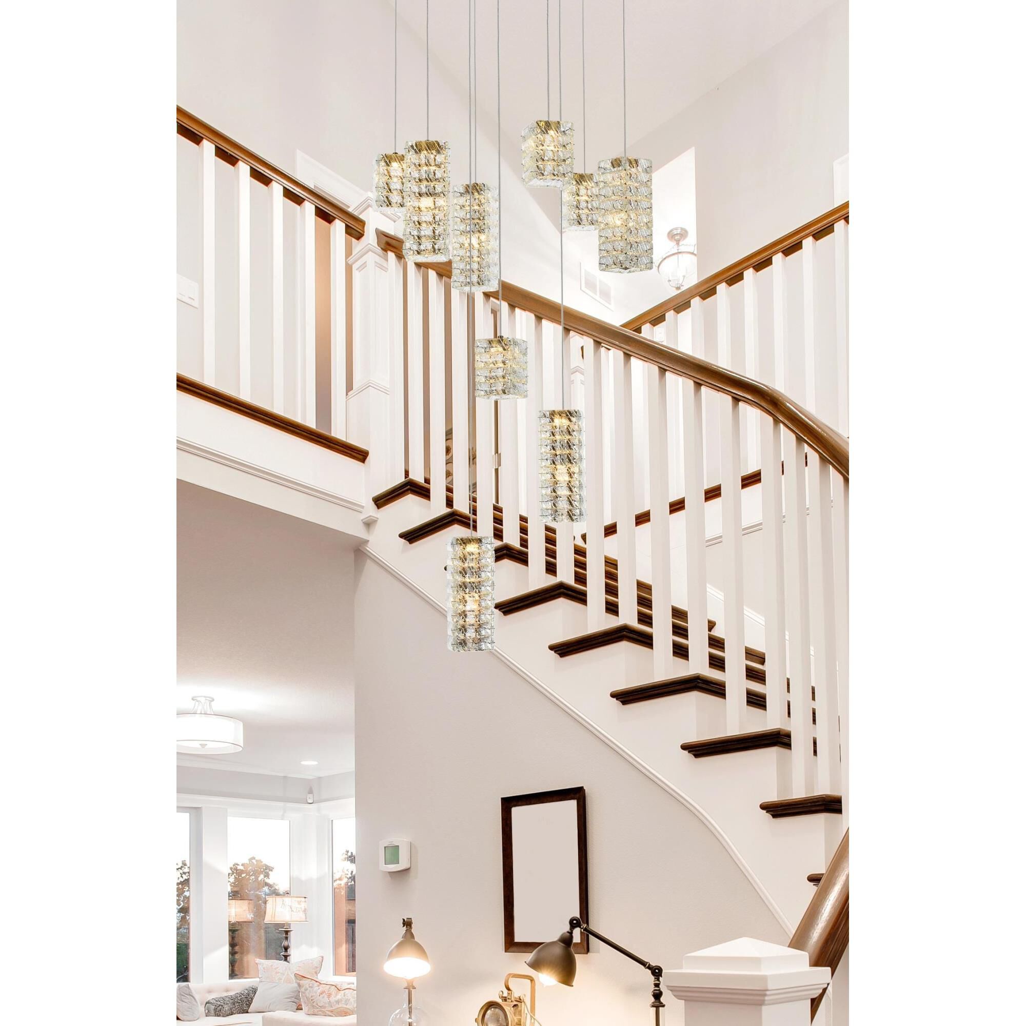 Aston 24 Inch Multi Light Pendant by Elegant Lighting