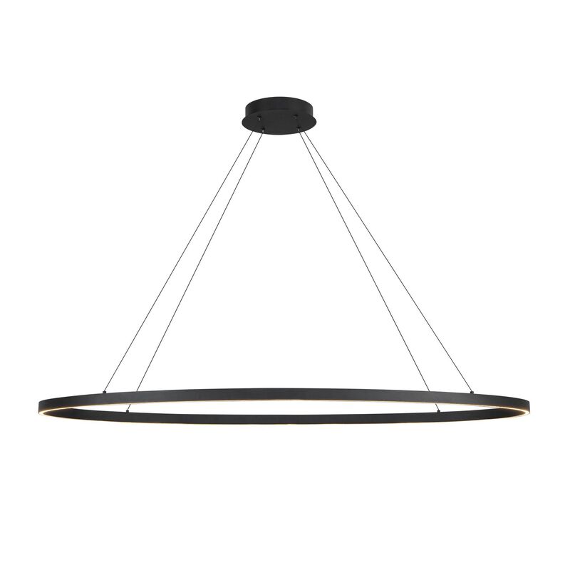 Ovale 28 Inch Linear Suspension Light Kuzco Lighting