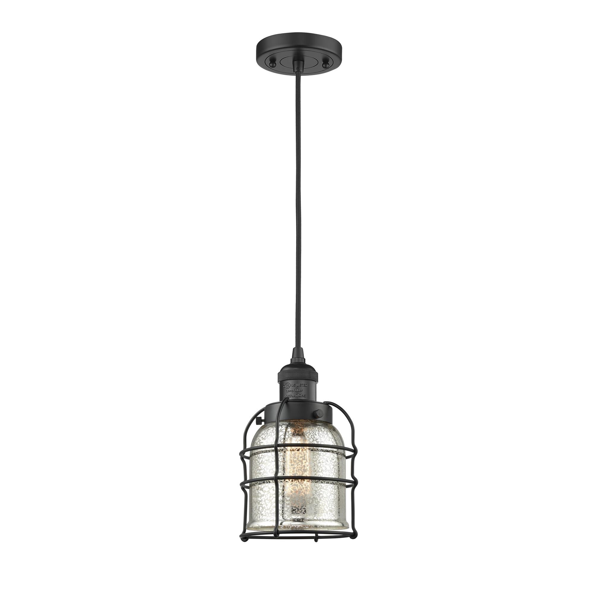 Shown in Matte Black finish and Silver Mercury glass