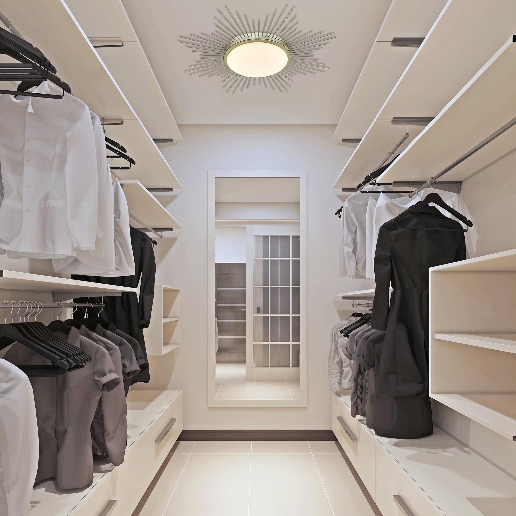 Shown in White Gold finish and Opal glass