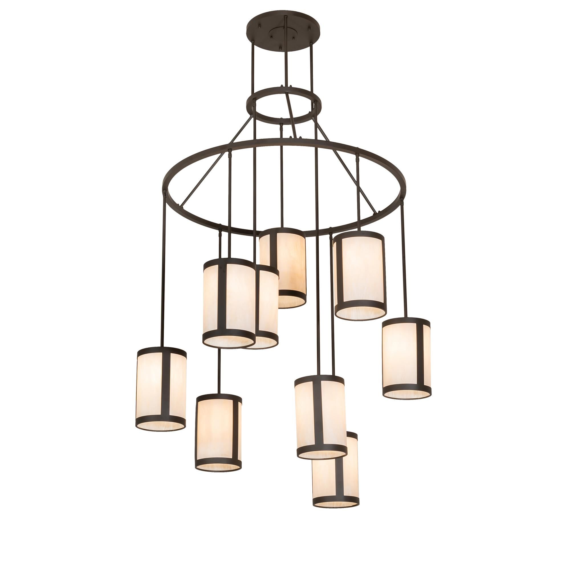 Cartier 48 Inch 9 Light Multi Light Pendant by Meyda Lighting