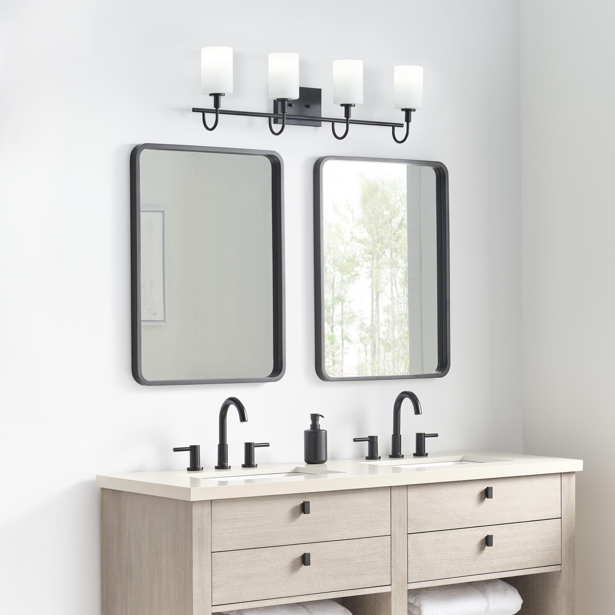 Sean Lavin Oak Moore 33 Inch 4 Light Bath Vanity Light by Visual Comfort Studio Collection