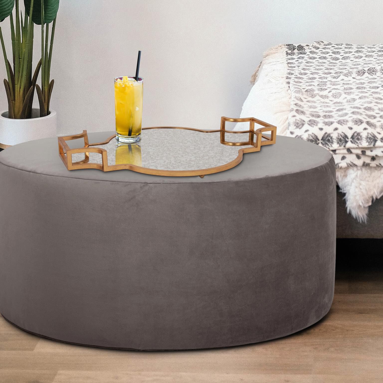 Shown in Antique/Gold Leaf finish