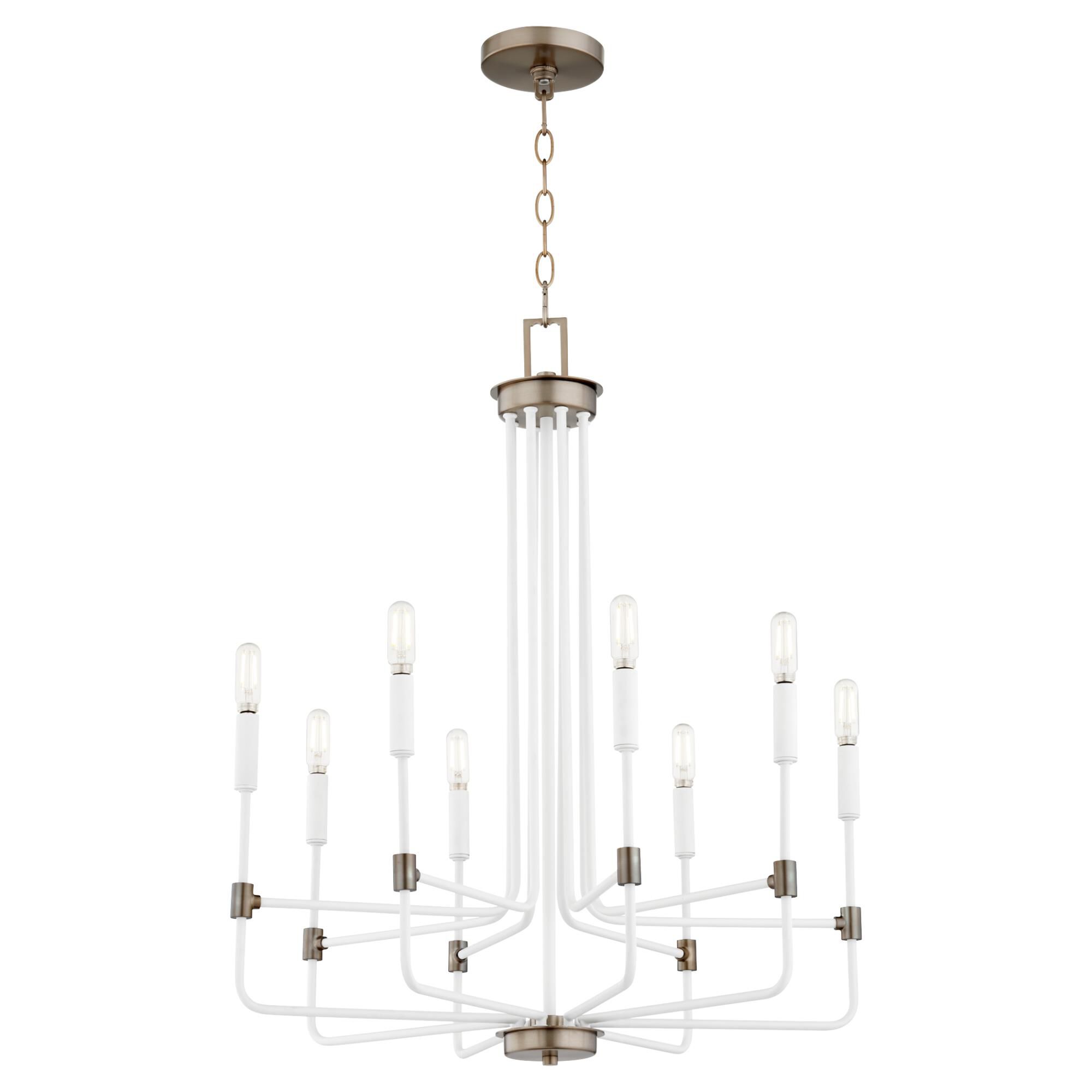 Davies 24 Inch 8 Light Chandelier by Quorum International