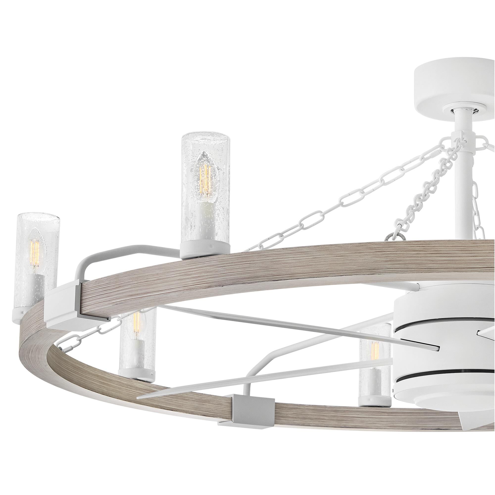 Sawyer 44 Inch Chandelier Ceiling Fan with Light Kit,